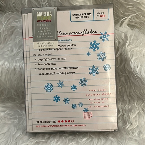 Martha Stewart Other - New VTG Christmas Greeting Cards w/Holiday Recipes Different Designs Set of 18